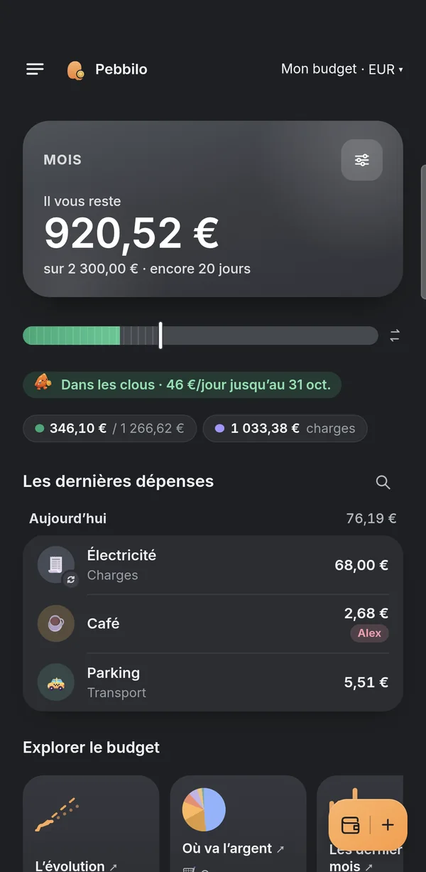 Le thème sombre